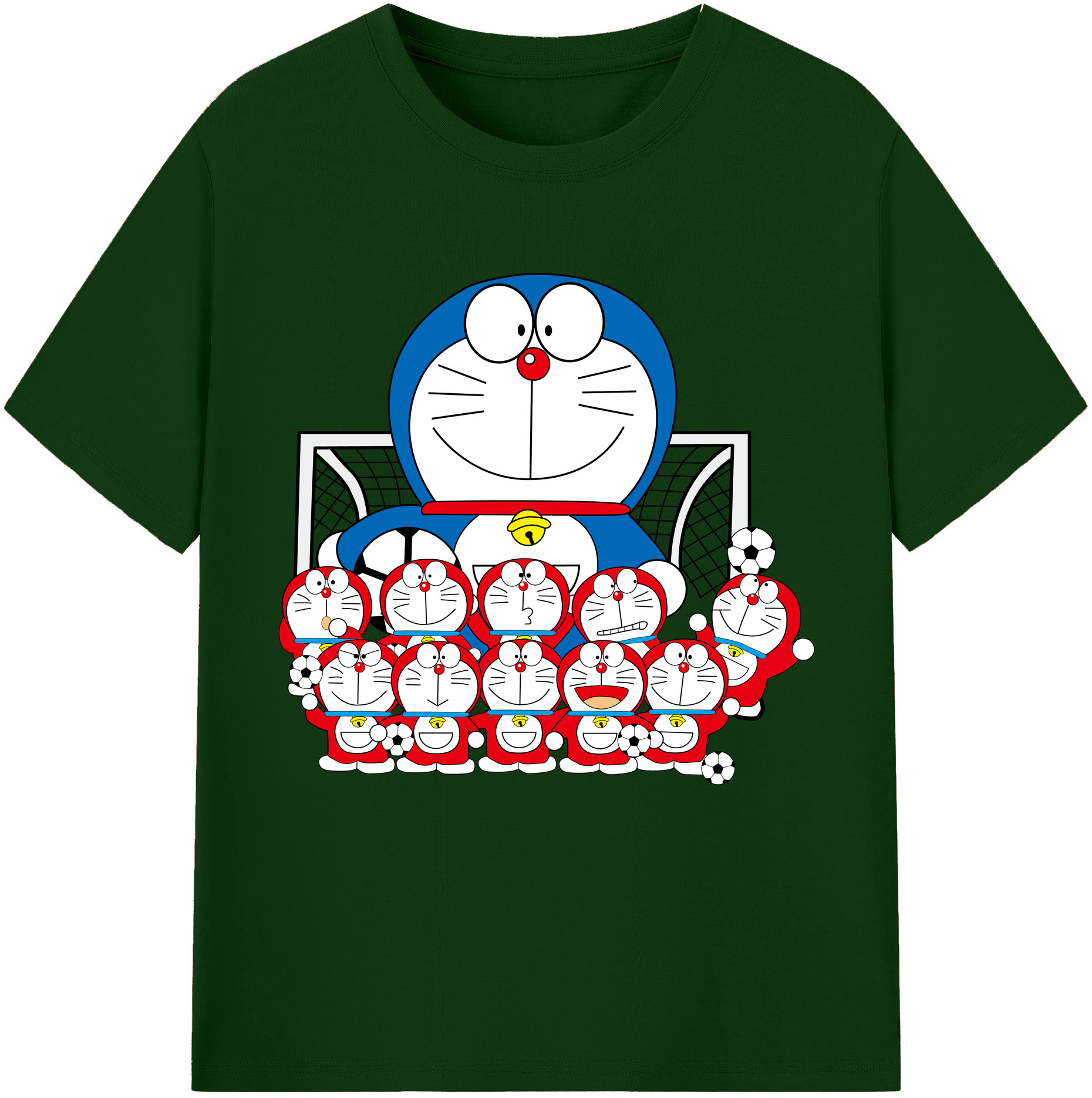 （画像用） ドラえもん Doraemon 綿100％半袖Tシャツ（フロントプリント）